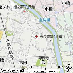 愛知県西尾市吉良町吉田斉藤久46-3周辺の地図