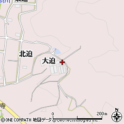 愛知県西尾市鳥羽町大迫周辺の地図