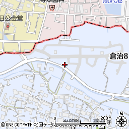 大阪府交野市倉治8丁目2615周辺の地図