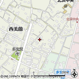 静岡県浜松市浜名区西美薗1205周辺の地図