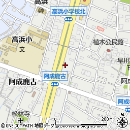 兵庫県姫路市飾磨区周辺の地図