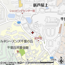 大阪府吹田市新芦屋上20周辺の地図