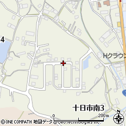 広島県三次市十日市南3丁目周辺の地図