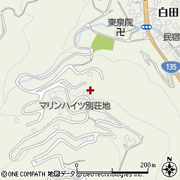 静岡県賀茂郡東伊豆町白田1686-47周辺の地図