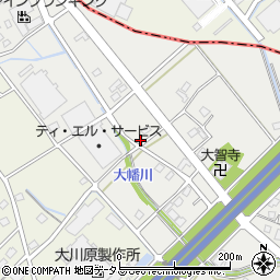 静岡県榛原郡吉田町大幡105-1周辺の地図