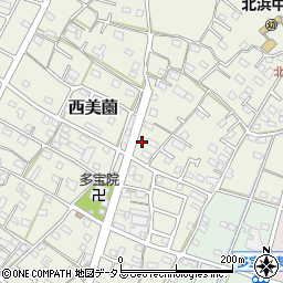 静岡県浜松市浜名区西美薗1193周辺の地図