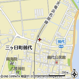 静岡県浜松市浜名区三ヶ日町鵺代80-3周辺の地図