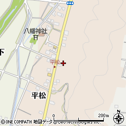 静岡県磐田市平松383-6周辺の地図
