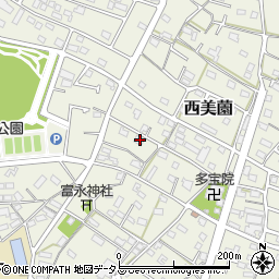 静岡県浜松市浜名区西美薗971周辺の地図