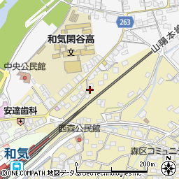 日本イエス・キリスト教団和気教会周辺の地図