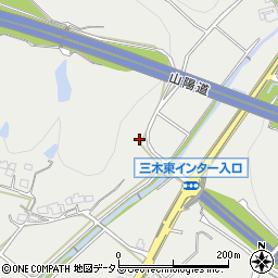 兵庫県三木市志染町井上615周辺の地図