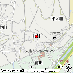京都府相楽郡和束町別所北村周辺の地図