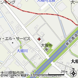 静岡県榛原郡吉田町大幡134-3周辺の地図