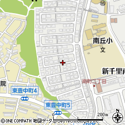 大阪府豊中市新千里南町2丁目周辺の地図