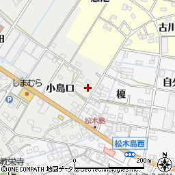 愛知県西尾市一色町野田小島口37周辺の地図