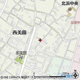 静岡県浜松市浜名区西美薗1196周辺の地図