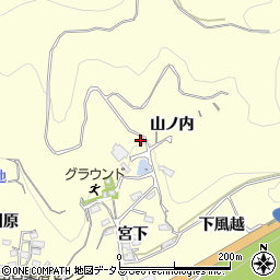 愛知県西尾市東幡豆町山ノ内14周辺の地図