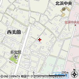 静岡県浜松市浜名区西美薗1255周辺の地図