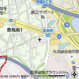 太陽流通センター株式会社　池田第１営業所周辺の地図