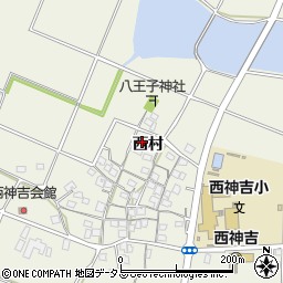 兵庫県加古川市西神吉町周辺の地図