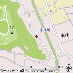 静岡県掛川市家代891周辺の地図