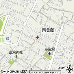 静岡県浜松市浜名区西美薗1036-1周辺の地図