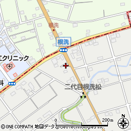 静岡県浜松市中央区根洗町458周辺の地図