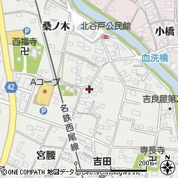 愛知県西尾市吉良町吉田斉藤久18周辺の地図
