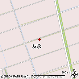 静岡県袋井市友永周辺の地図