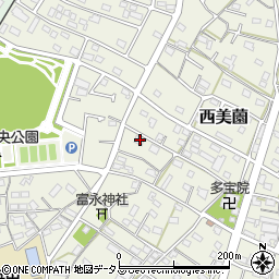 静岡県浜松市浜名区西美薗970周辺の地図