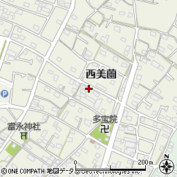 静岡県浜松市浜名区西美薗1032周辺の地図