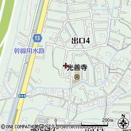 大阪府枚方市出口周辺の地図