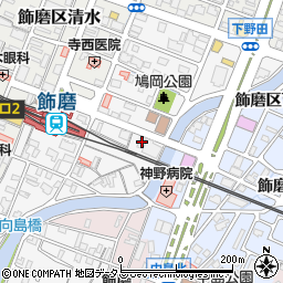兵庫県姫路市飾磨区玉地1丁目3周辺の地図
