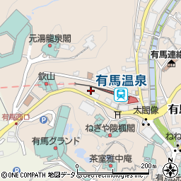 兵庫県神戸市北区有馬町1305周辺の地図