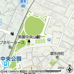 静岡県浜松市浜名区西美薗733周辺の地図