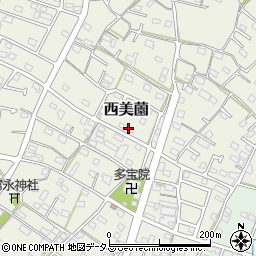 静岡県浜松市浜名区西美薗1169周辺の地図