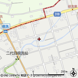 静岡県浜松市中央区根洗町354周辺の地図