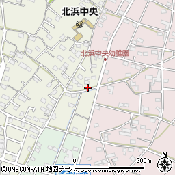 静岡県浜松市浜名区西美薗1412-1周辺の地図