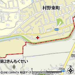 大阪府枚方市村野東町44-8周辺の地図