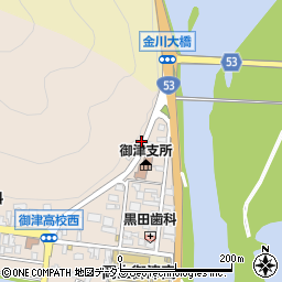 御津支所周辺の地図