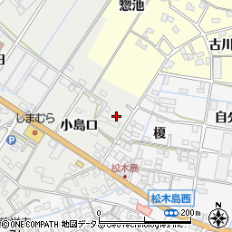 愛知県西尾市一色町野田小島口34周辺の地図