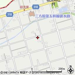 静岡県浜松市中央区根洗町296周辺の地図