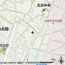 静岡県浜松市浜名区西美薗1407-1周辺の地図