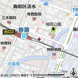 兵庫県姫路市飾磨区玉地1丁目11周辺の地図