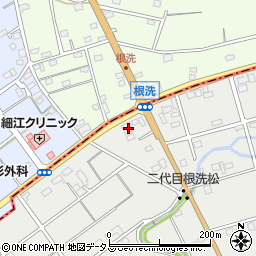 静岡県浜松市中央区根洗町453周辺の地図