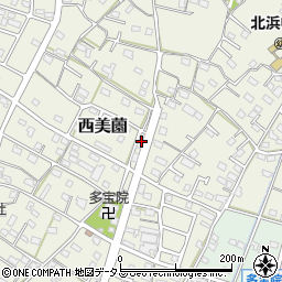 静岡県浜松市浜名区西美薗1185周辺の地図
