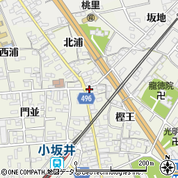 愛知県豊川市小坂井町樫王69周辺の地図