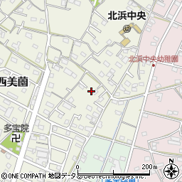 静岡県浜松市浜名区西美薗1405周辺の地図