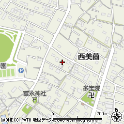 静岡県浜松市浜名区西美薗1037周辺の地図