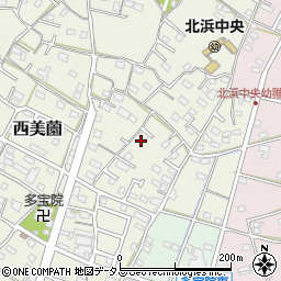 静岡県浜松市浜名区西美薗1257周辺の地図